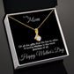 Alluring Beauty Necklace - A Loving Mother Is The Most Precious Gift Of All