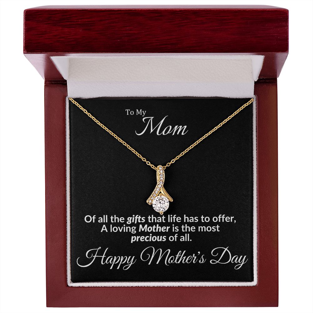 Alluring Beauty Necklace - A Loving Mother Is The Most Precious Gift Of All