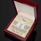 Alluring Beauty Necklace - White/Yellow Gold - Mom Mother's Day Light & Apple